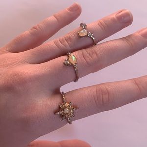 Knuckle rings set of 3